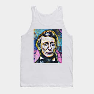 Henry David Thoreau Portrait | Henry David Thoreau Artwork 3 Tank Top